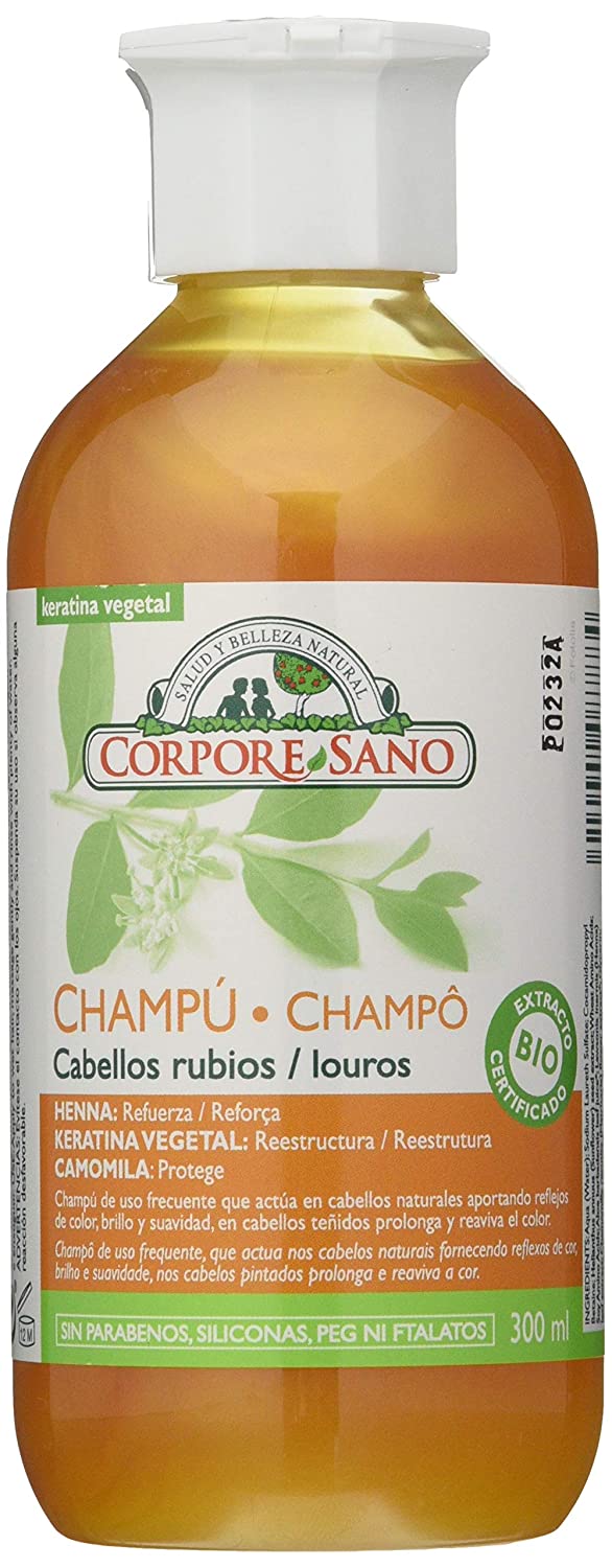 Corpore Sano Henna Shampoo 300ml/ 10.1fl Oz (Blonde Hair)
