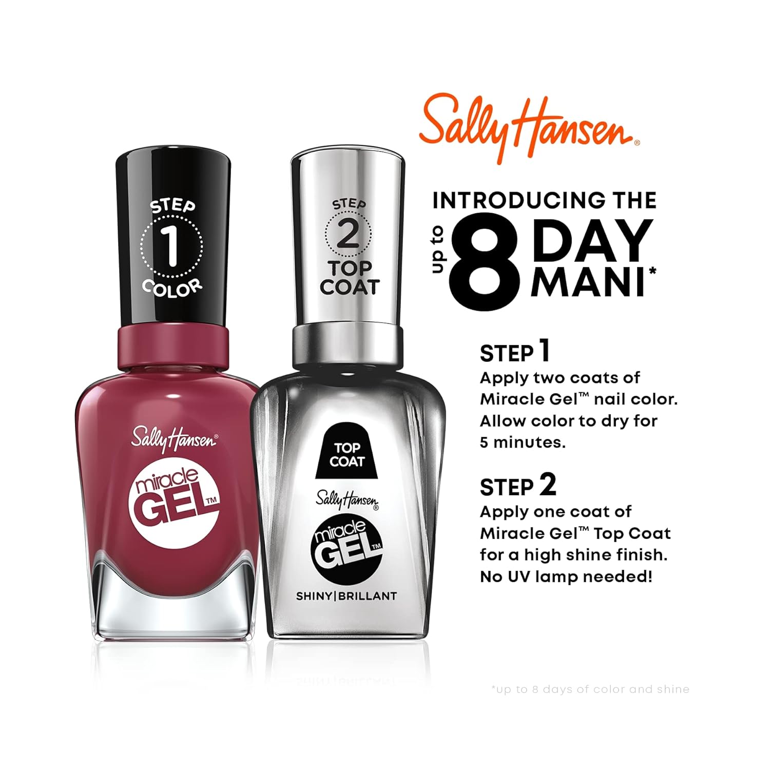 Sally Hansen Miracle Gel Friends Collection, Nail Polish, Oh. My. Coffee., 0.5 fl oz