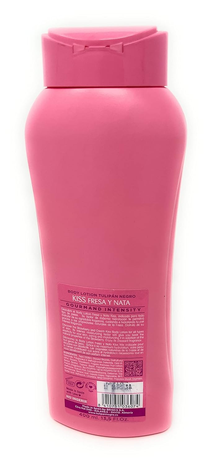 Tulipán Negro Strawberry And Cream Body Lotion 400ml