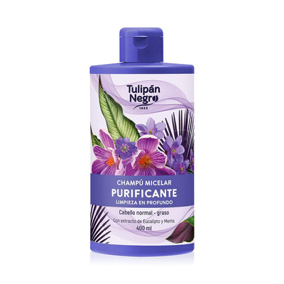 Tulipan Negro Purifying Micellar Shampoo With Mint extract And Eucalyptus 13,50 Fl Oz