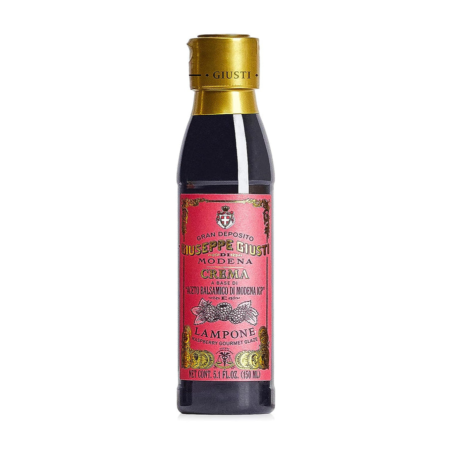 Giuseppe Giusti Crema Raspberry Balsamic Glaze of Modena - 150 ml - Pack of 1