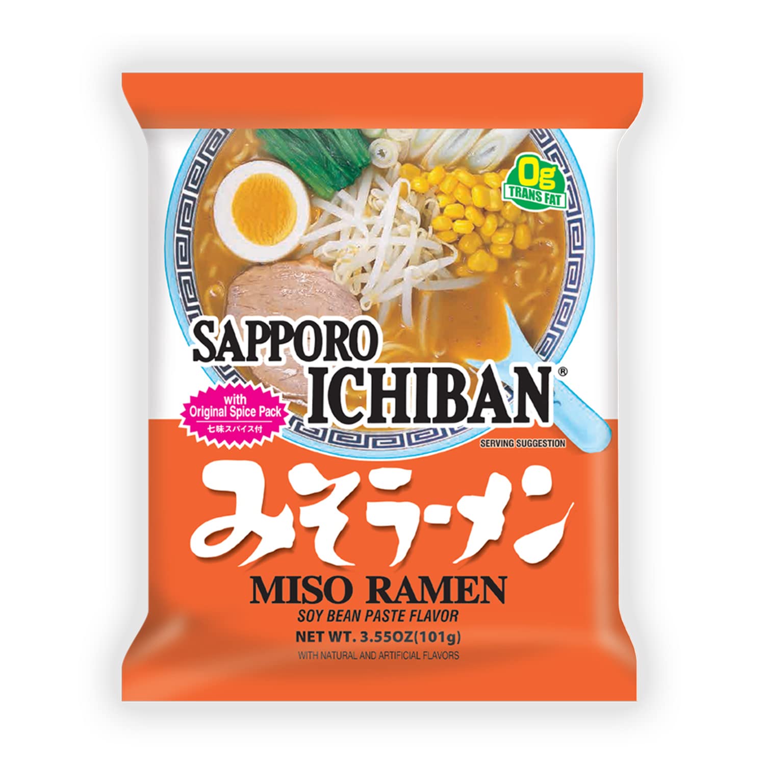 Sapporo Ichiban Miso Ramen Noodles, 17.75 Oz