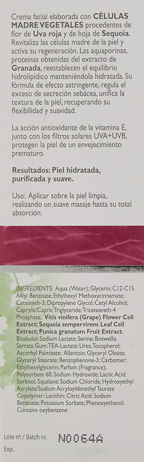 Corpore Sano STEM CELLS (CELULAS MADRE) MOISTURIZING CREAM FOR COMBINATION SKIN-POMEGRANATE EXTRACT- NO PEGS,SILICONE,PARABENS OR MINERAL OILS-50 ML/1.7 FL. OZ