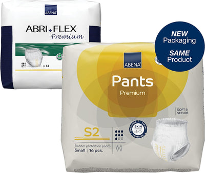 Abena Pants, Premium Protective Underwear, Level 2, (Small To Extra Large), Small, 16 Count