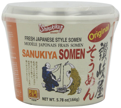 Shirakiku Somen Cup Nama Instant Original, 5.78-Ounce