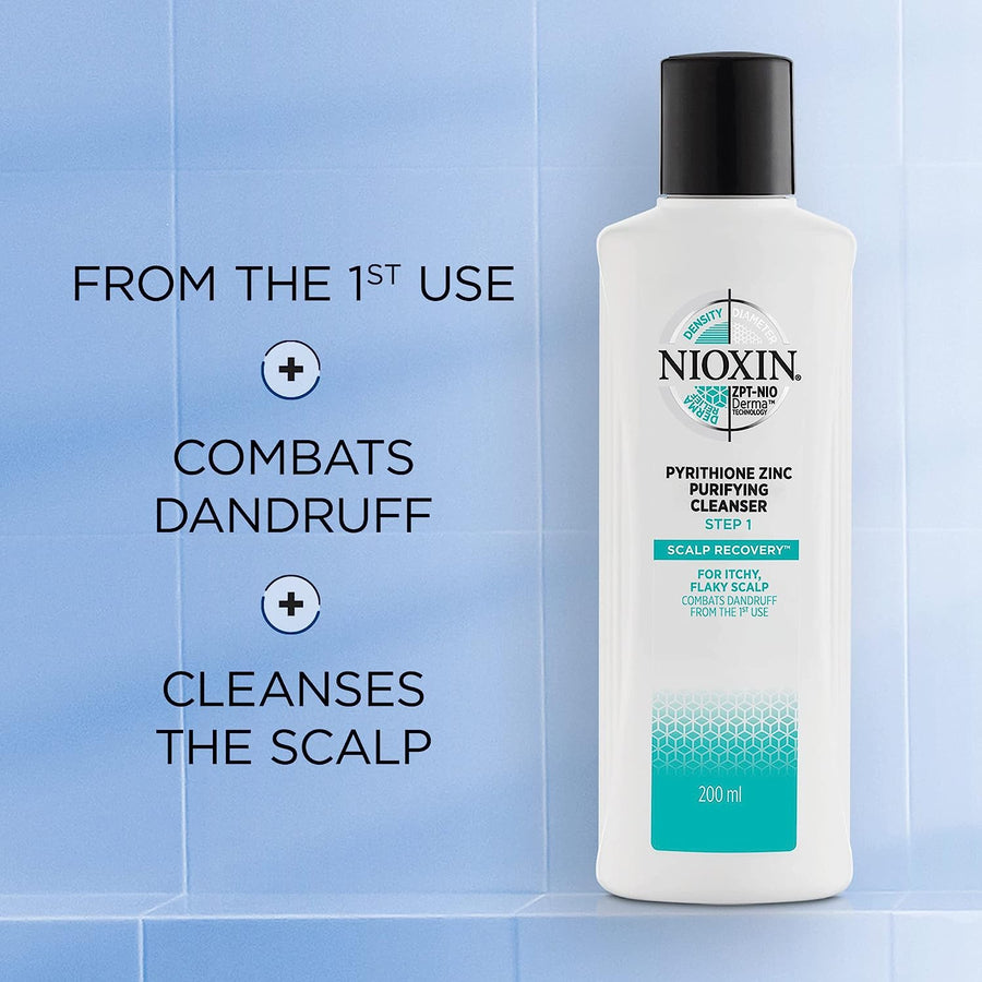 Nioxin Scalp Recovery Anti-Dandruff Medicating Cleanser Shampoo, 33.8 Fl Oz