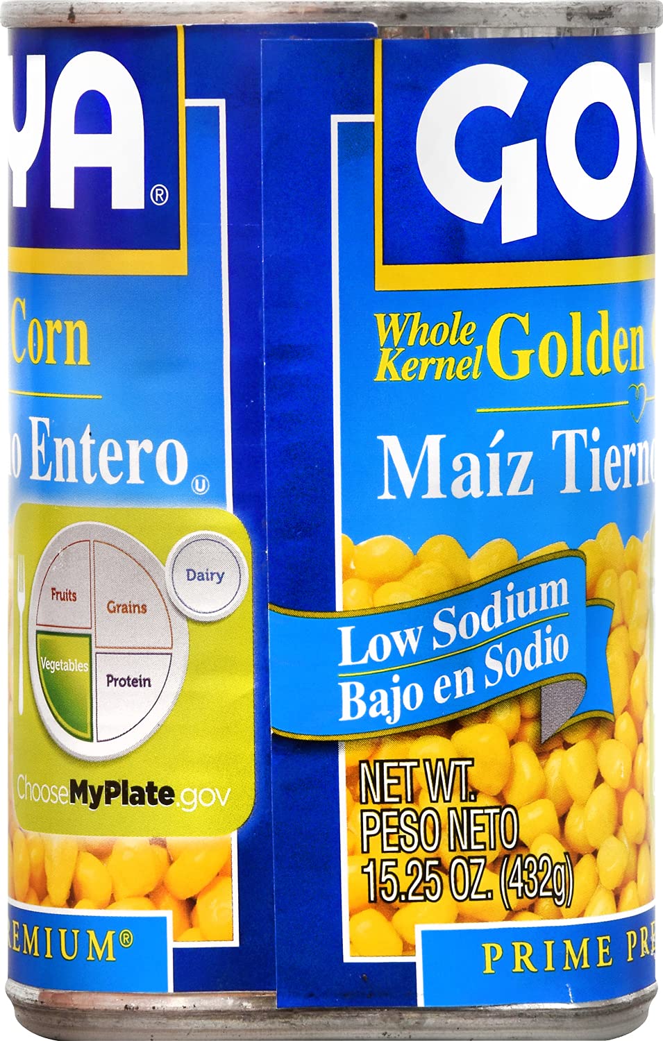 Goya Foods Low Sodium Whole Kernel Golden Corn, 15.25 Ounce