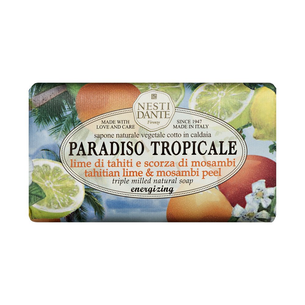Nesti Dante Nesti dante paradiso tropicale triple milled natural soap - tahitian lime and mosambi peel, 8.8oz, 8.8 Ounce