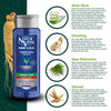 Natur Vital Unisex, Natural Aloe Vera & Ginseng Organic Hair SOS Revitalizing Shampoo for Normal Hair, Prevents Hair Breakage, Cruelty-Free & Paraben-Free