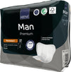 Abena Man Premium Incontinence Guards, (Sizes 0 to 2) Formula 2, 15 Count