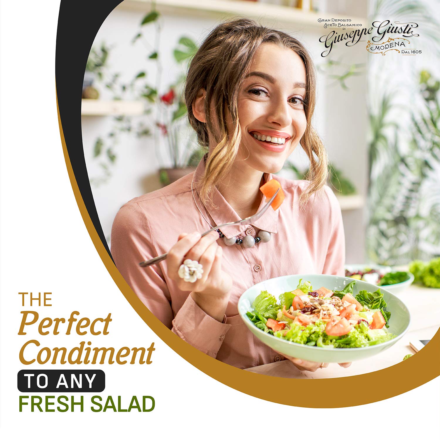 Giusti Italian White Wine Vinegar Condiment - Modena, Italy - Gourmet Barrel-Aged Fruity and Sweet White Wine Vinegar Champagnotta - 250 ml - Pack of 1