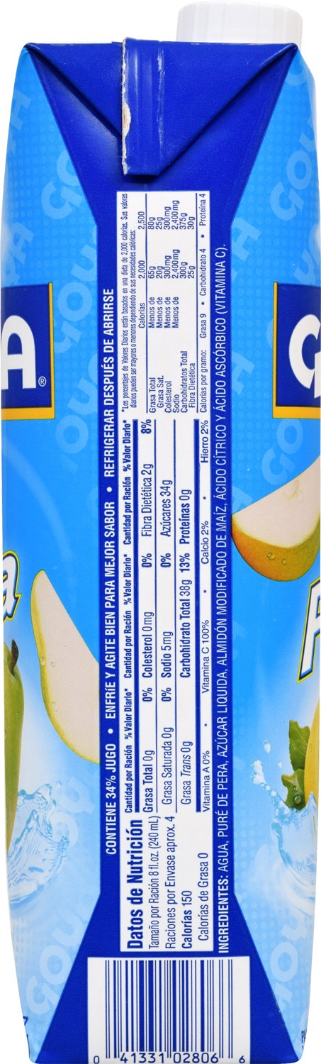 Goya Pear Nectar, 33.8 oz