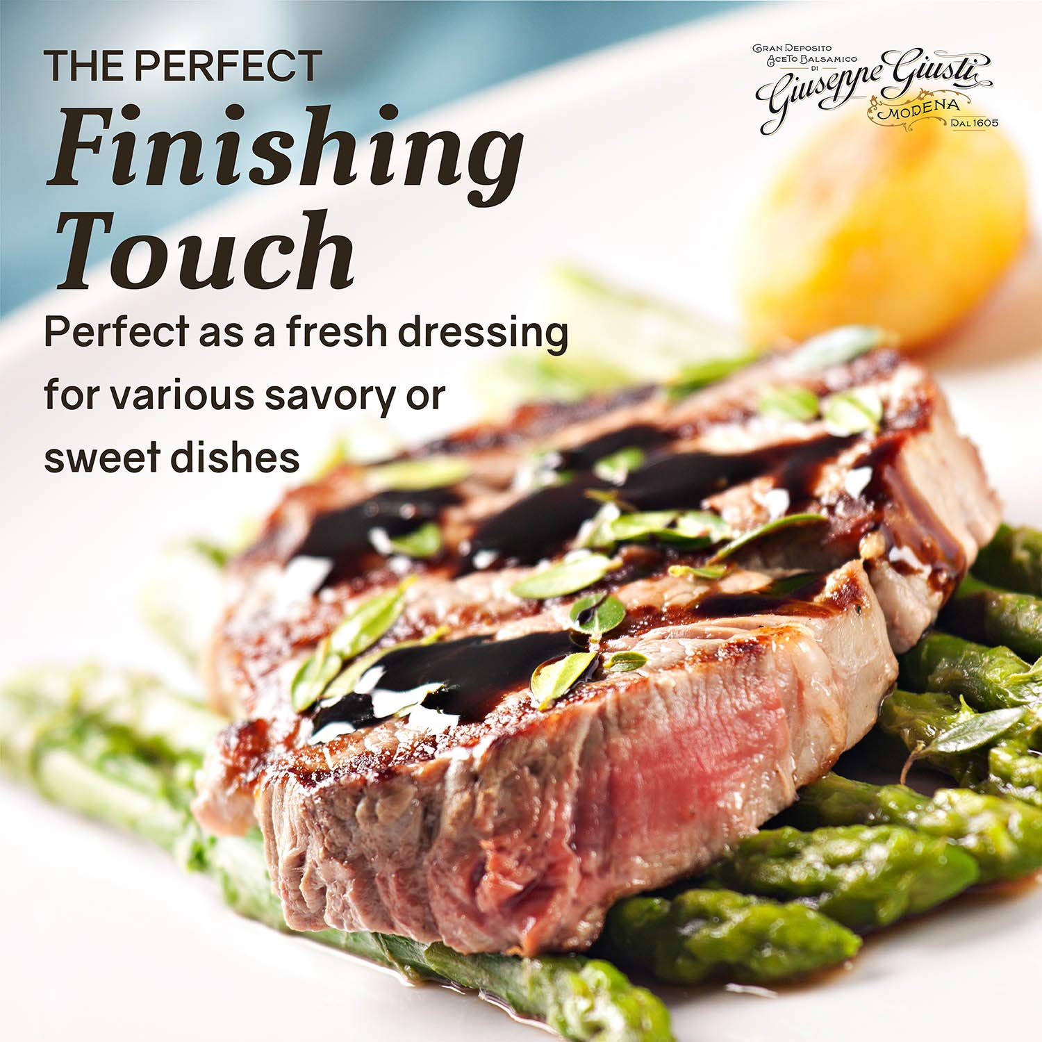 Giusti Italian White Wine Vinegar Condiment - Modena, Italy - Gourmet Barrel-Aged Fruity and Sweet White Wine Vinegar Champagnotta - 250 ml - Pack of 1