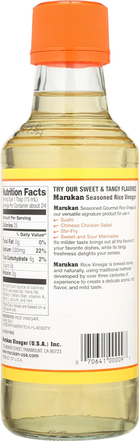 Marukan Seasoned Gourmet Rice Vinegar, 12 fl oz