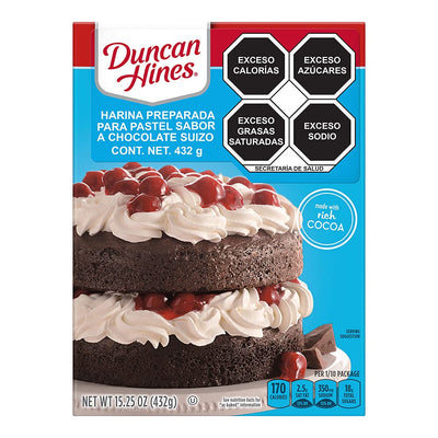 Duncan Hines Signature Perfectly Moist Swiss Chocolate Cake Mix, 15.25 oz