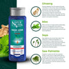 Natur Vital Unisex Natural Hair SOS Refreshing Ginseng Mint Shampoo, Revitalizing & Fortifying Formula, Cruelty-Free & Paraben-Free