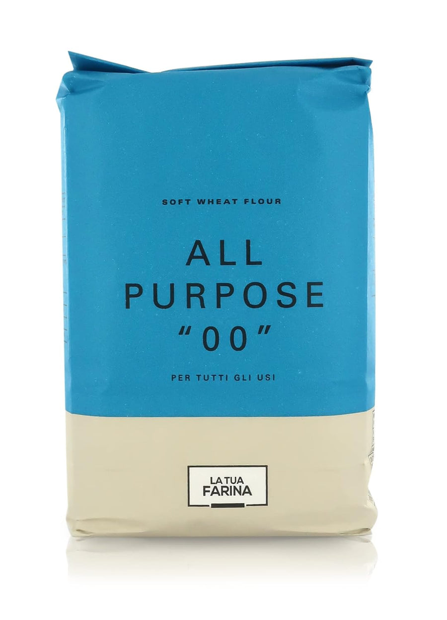 Molino Pasini Wheat Flour Type "00" All Purpose, Suitable for all Uses, 1 Kg / 2.20 Lb