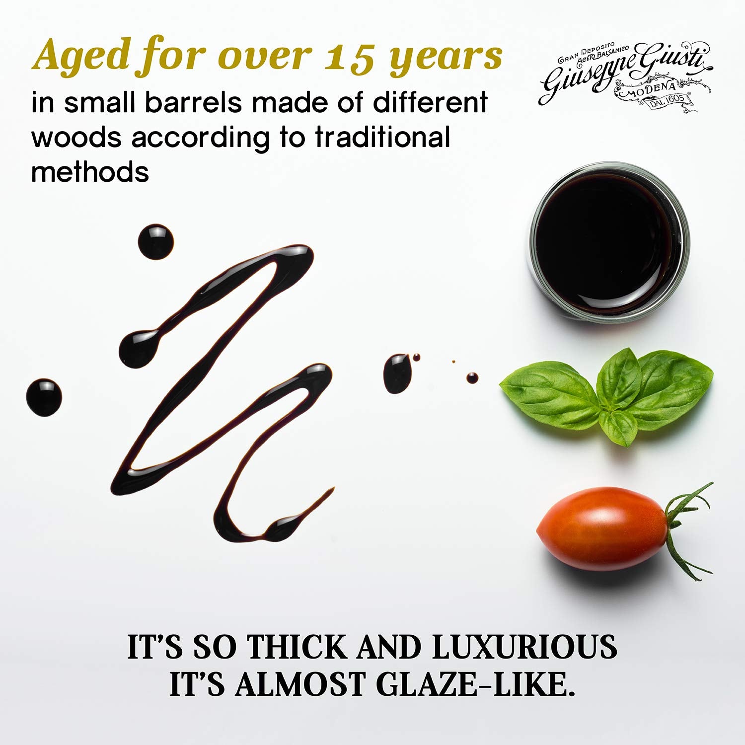 Giuseppe Giusti 4 Gold Medals "Quarto Centenario" Champagnotta In a Gift Box Traditional Balsamic Vinegar of Modena Aged Over 15 Years Old - 250ml