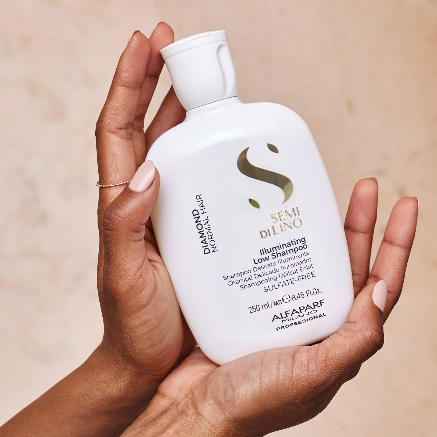 ALFAPARF MILANO Semi Di Lino Diamond Illuminating Shampoo - Sulfate Free Shampoo For Color Treated Hair - Moisturizing Hair Care Infused With Vitamin E & F