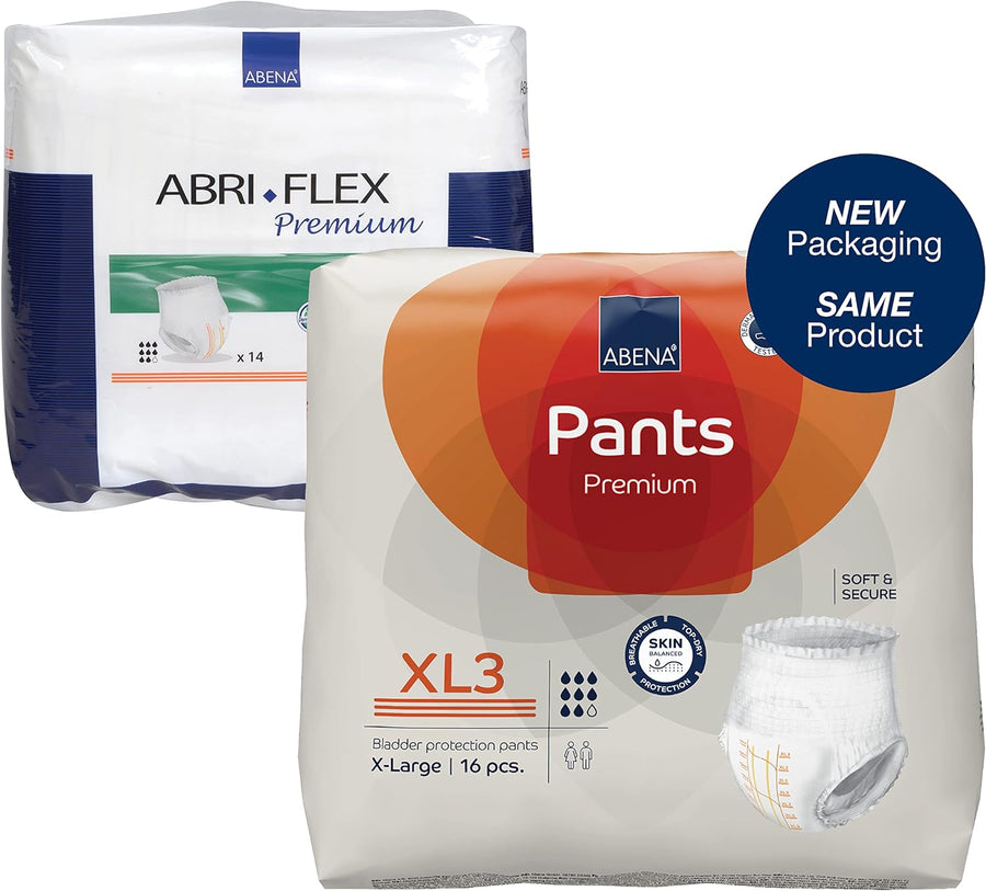 Abena Pants, Premium Protective Underwear, Level 3, (Medium To Extra Large), Extra Large, 16 Count