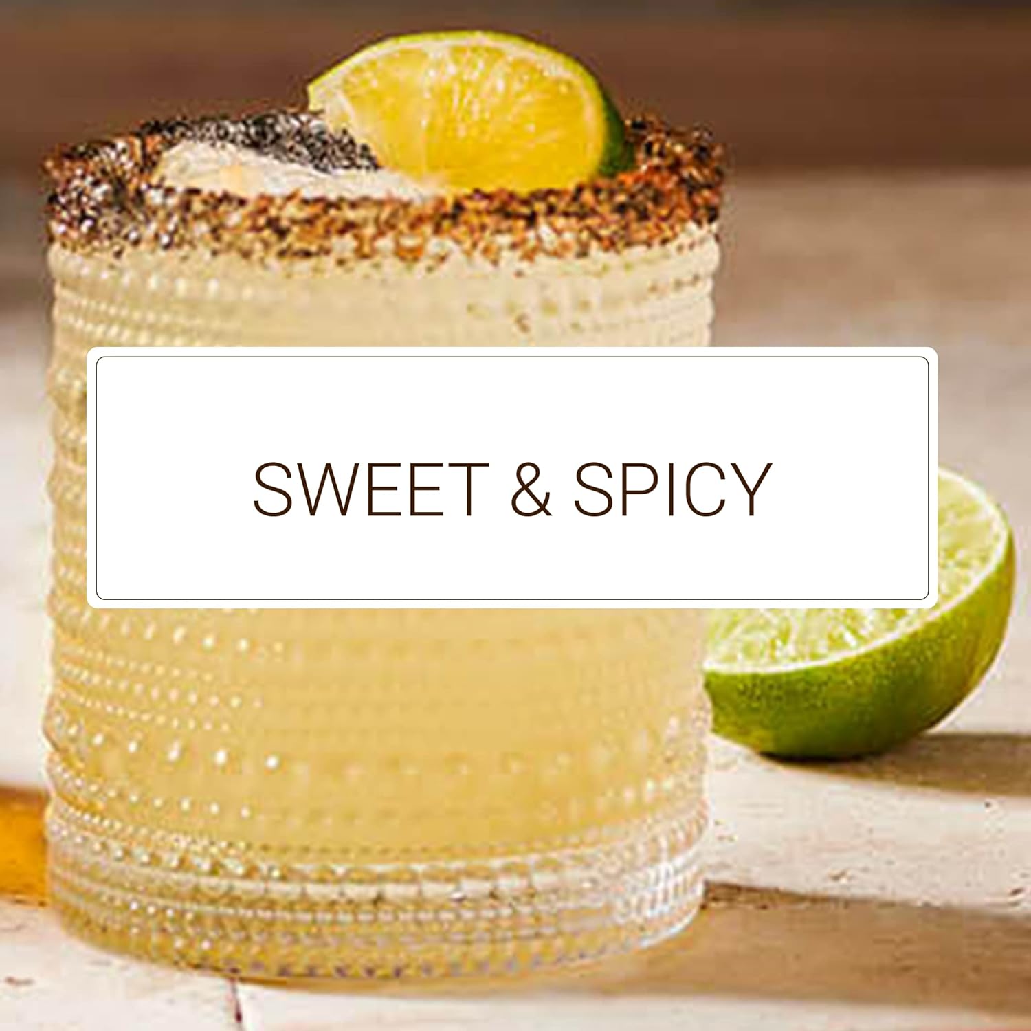 Monin - Spicy Agave Sweetener, Made with Organic Agave Nectar, Great for Margaritas, Ranch Waters, Lemonades, & Specialty Cocktails, No Artificial Ingredients, Gluten-Free, Non-GMO (1 Liter)