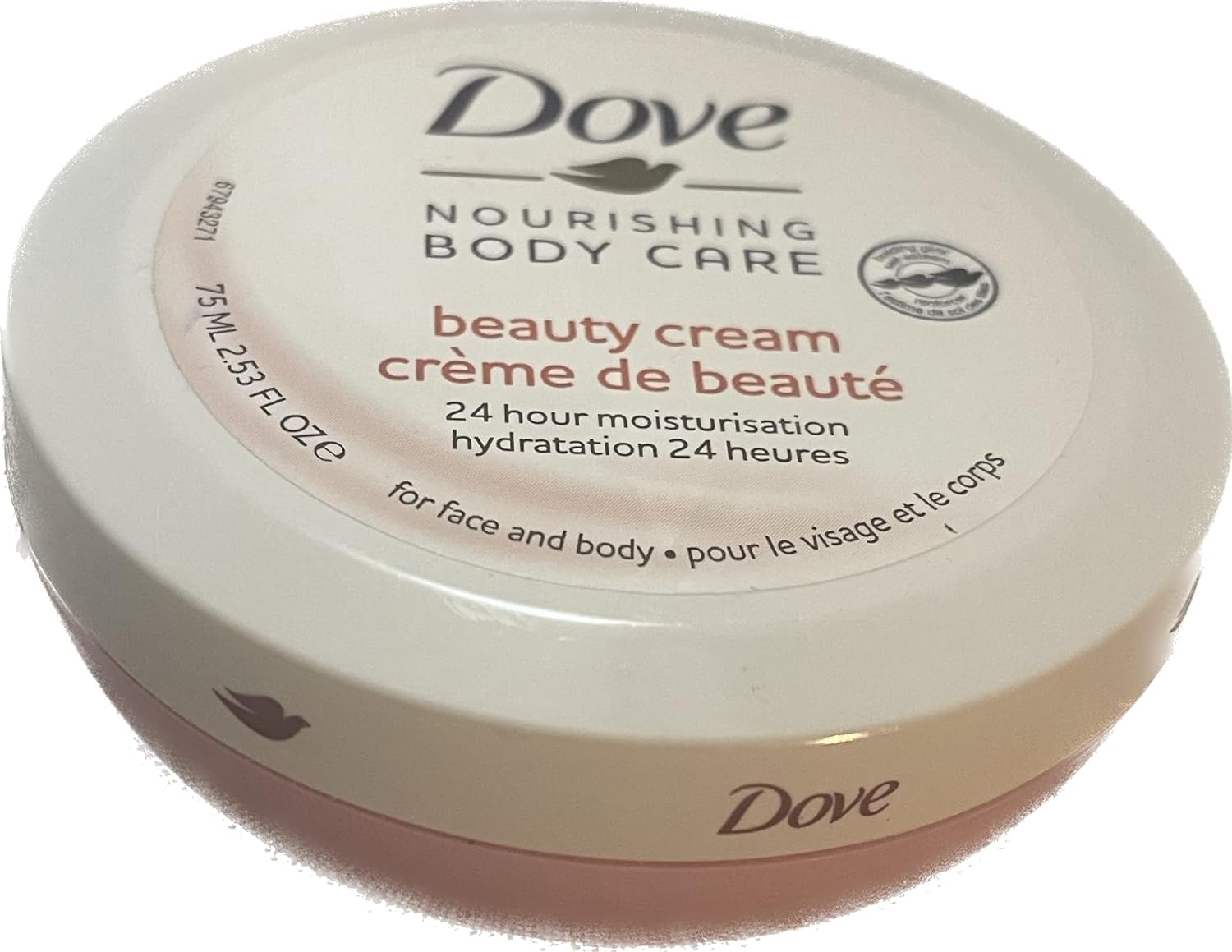 Dove, Beauty Cream Pink, 2.53 Ounce