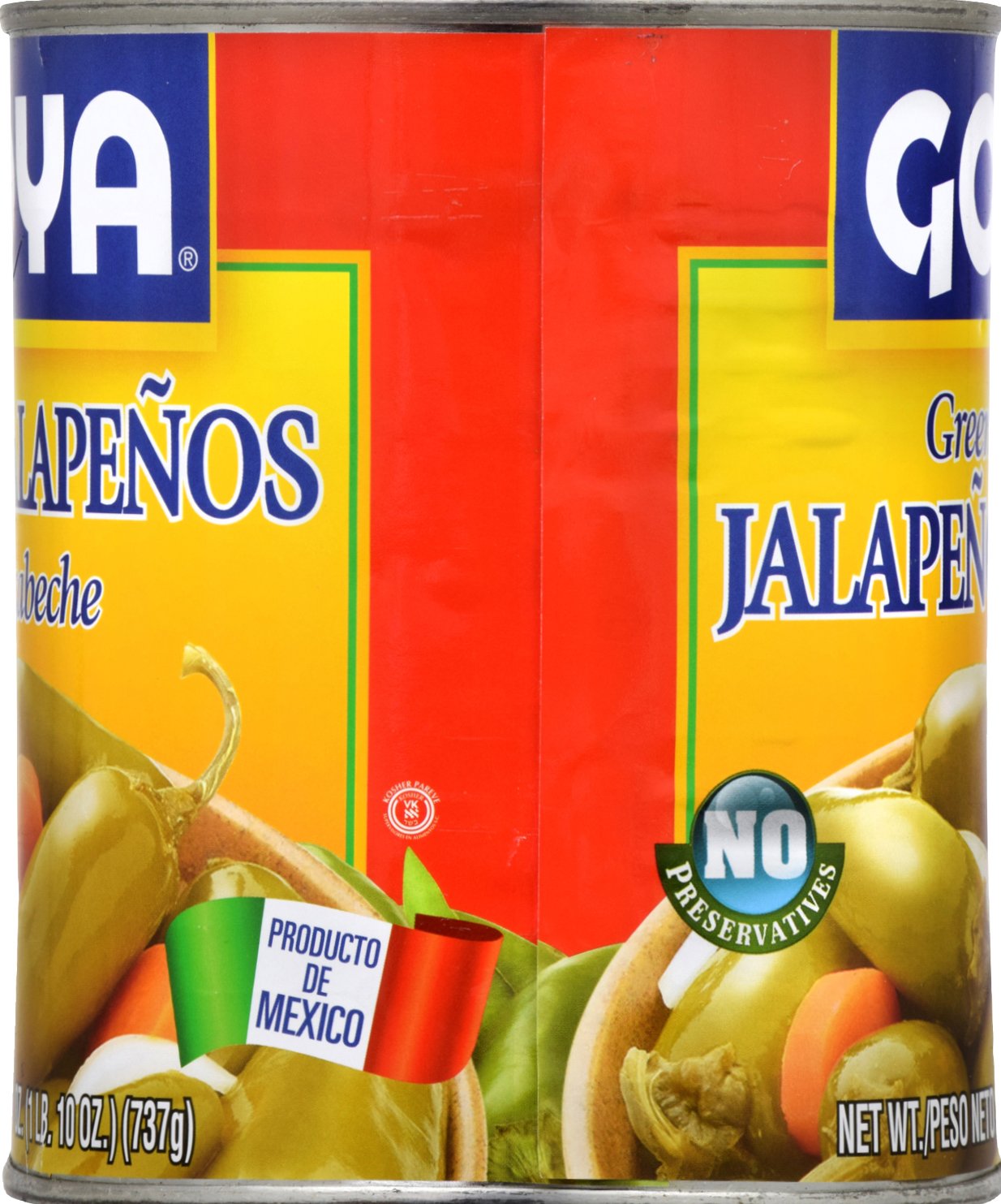 Goya Foods Whole Jalapeno Peppers, 26 Ounce