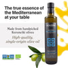 Kouzini Unfiltered Raw Extra Virgin Greek Olive Oil, Greek Extra Virgin Cold Pressed Olive Oil, Single Origin, High Polyphenols, Authentic Taste, Rich Flavor & Aroma, 500ml Glass Bottle