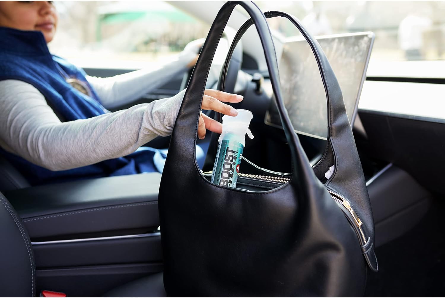 All New 3 Liter Boost Oxygen Supplemental Oxygen to Go | All-Natural Respiratory Support for Health, Wellness, Performance, Recovery and Altitude (Menthol-Eucalyptus, 1 Pack)