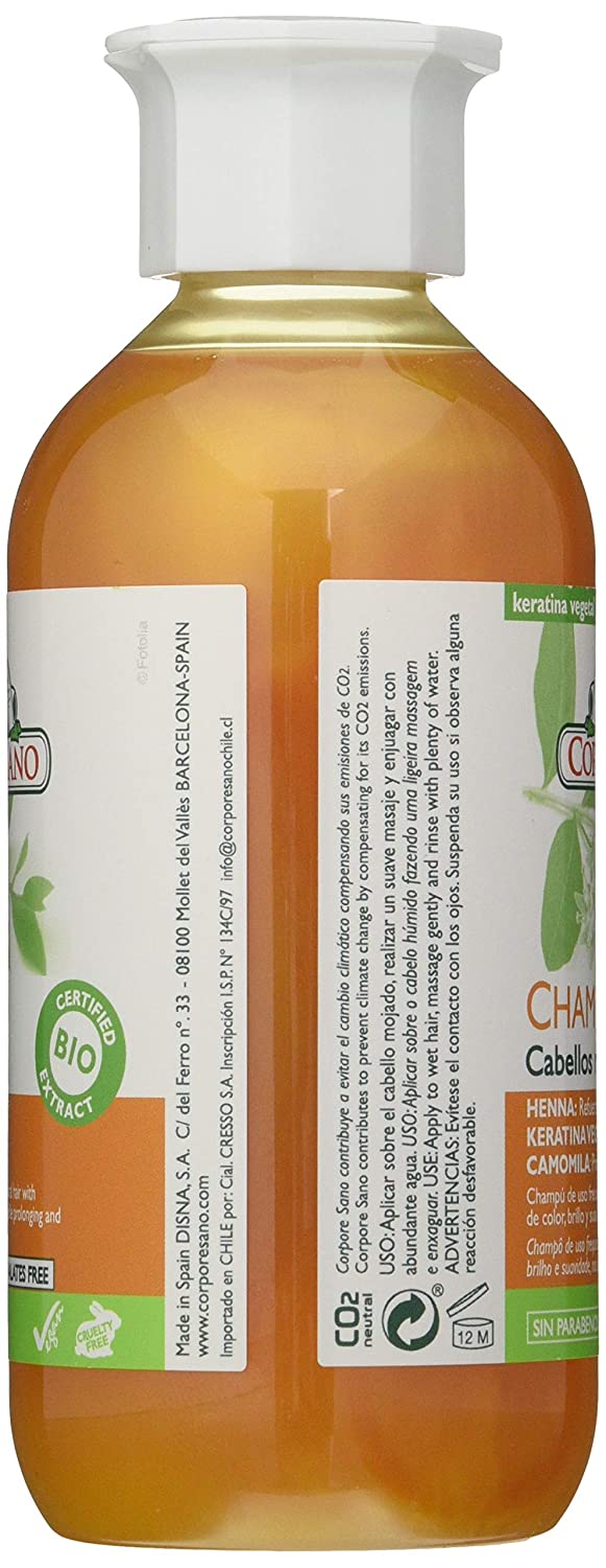 Corpore Sano Henna Shampoo 300ml/ 10.1fl Oz (Blonde Hair)