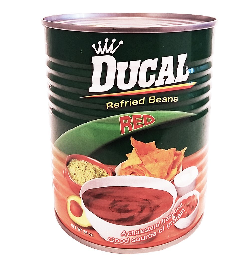 DUCAL Frijoles Rojos Volteados Molidos 1 PACK 823 gr