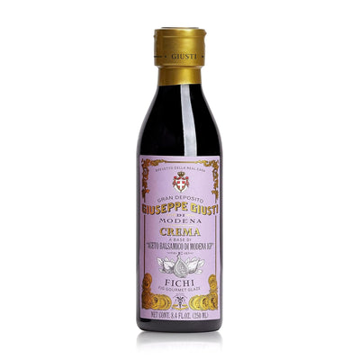 Giuseppe Giusti Fig Balsamic Glaze Reduction of Balsamic Vinegar of Modena IGP - Natural Fig Flavored Balsamic Vinegar Glaze Made with Grape Must and Figs, Imported from Italy 8.45 fl oz (250 ml)