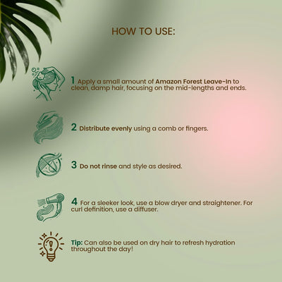 Brscience Amazon Forest Hair Protectant Spray From Heat, Protector de Calor para el Cabello, Leave-In with Coconut, Pracaxi & Buriti Oils, Anti-Frizz Organic Heat Protectant Spray | 6.76 Fl Oz