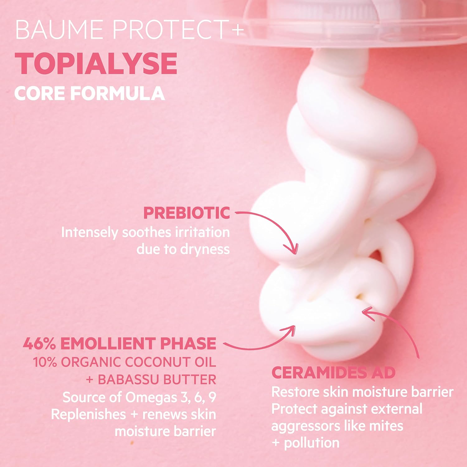 SVR Topialyse Intensive Balm Face and Body Moisturizer - 48hr Itch Relief, Soothing Care for Very Dry, Sensitive Skin, All Ages - Intensive Fragrance Free Moisturizing Care with Ceramides