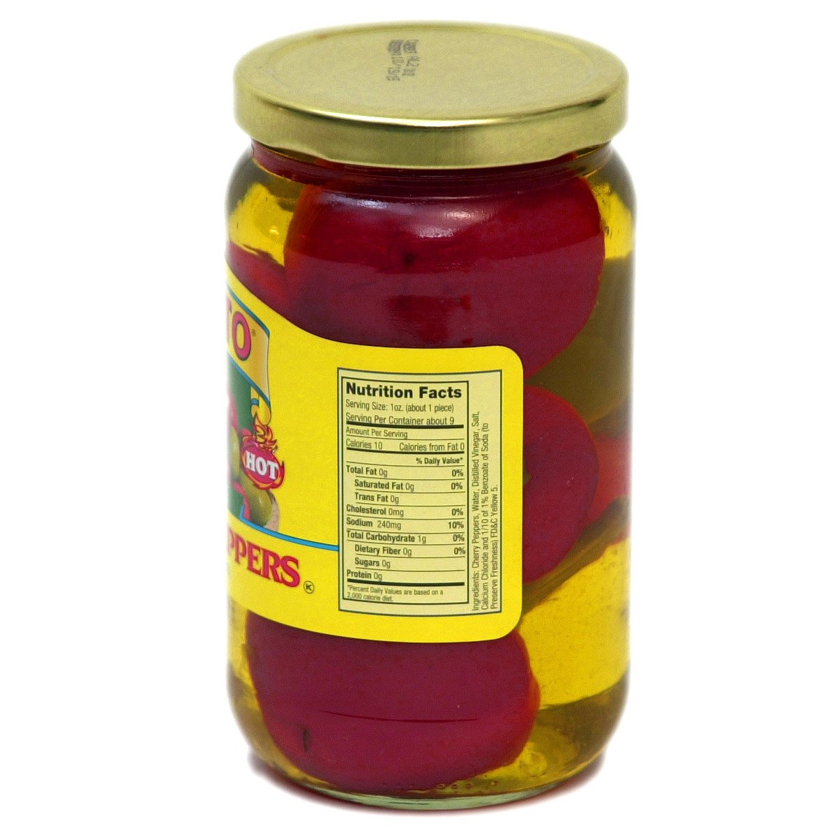 Cento Peppers,Cherry,Whole 16 Fl Oz