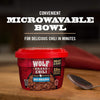 Wolf Brand Chili No Beans, Microwavable Bowls, 7.25 oz