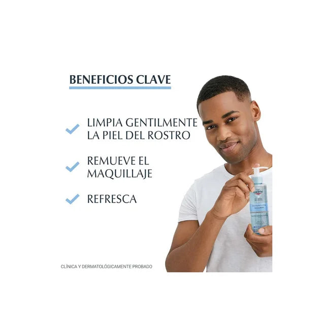 Eucerin Dermatoclean Facial Cleansing Gel for normal to combination skin 200ml.