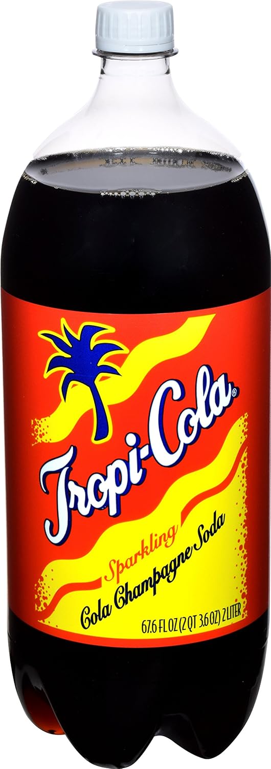Tropi-Cola Sparkling Cola Champagne Soda, 2 Liter 67.63 Ounce