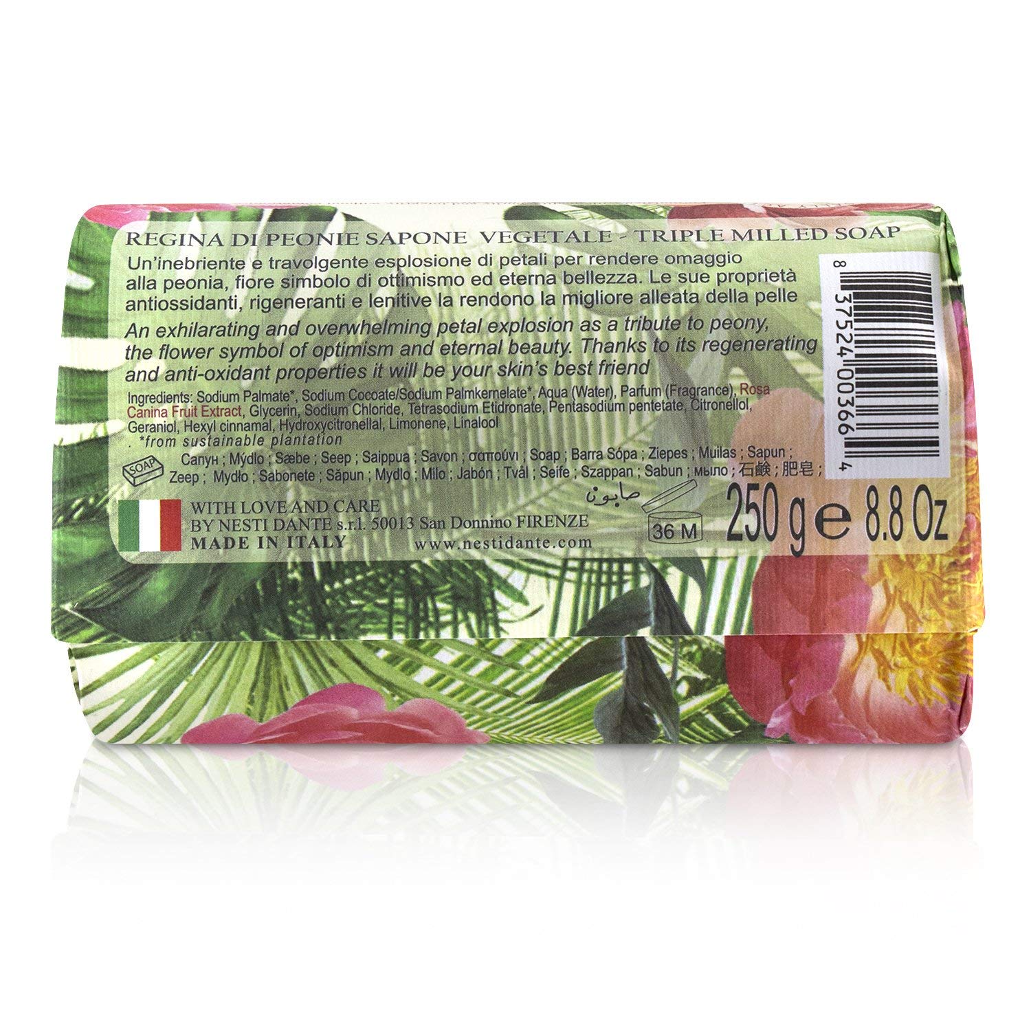 Nesti Dante Regina Di Peonie No.3 Soap 250 g