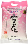 SEKKA Extra Fancy Medium Grain white Rice - Japanese Premium quality uncooked Rice | Milled Rice, Sweet and Chewy | Low Fat, Perfect for Authentic Asian Cuisine, 15 lb -(Pack of 1)