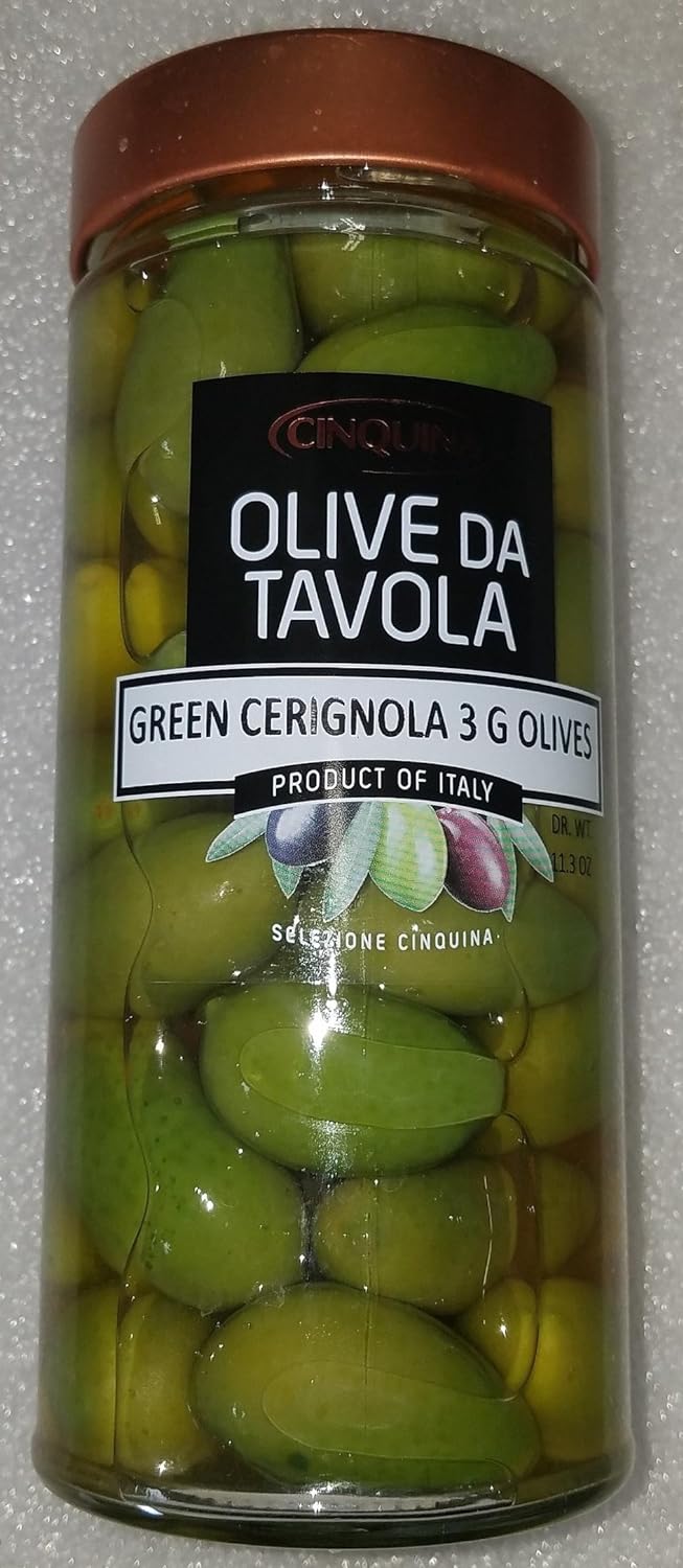 Cinquina Green Cerignola 3G Olives