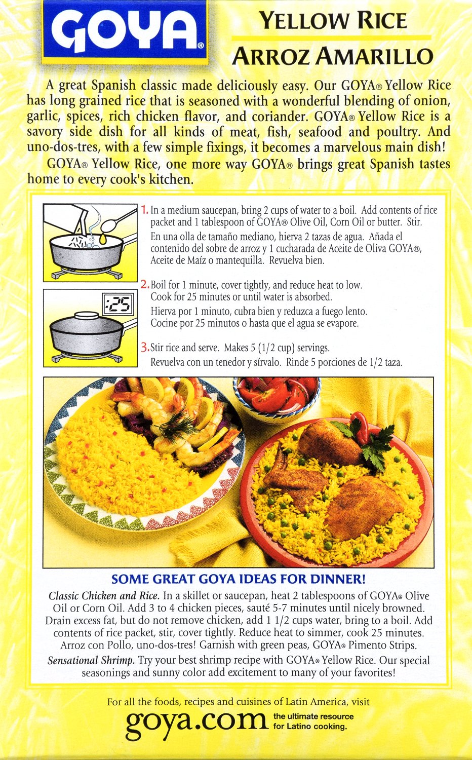 Goya Yellow Rice, Spanish Style, 7 oz