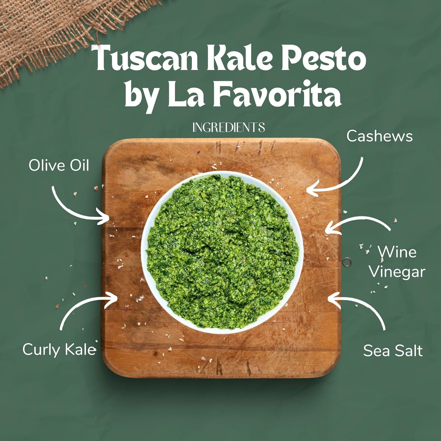 Tuscan Kale Pesto (Pesto di Cavalo Nero) by La Favorita