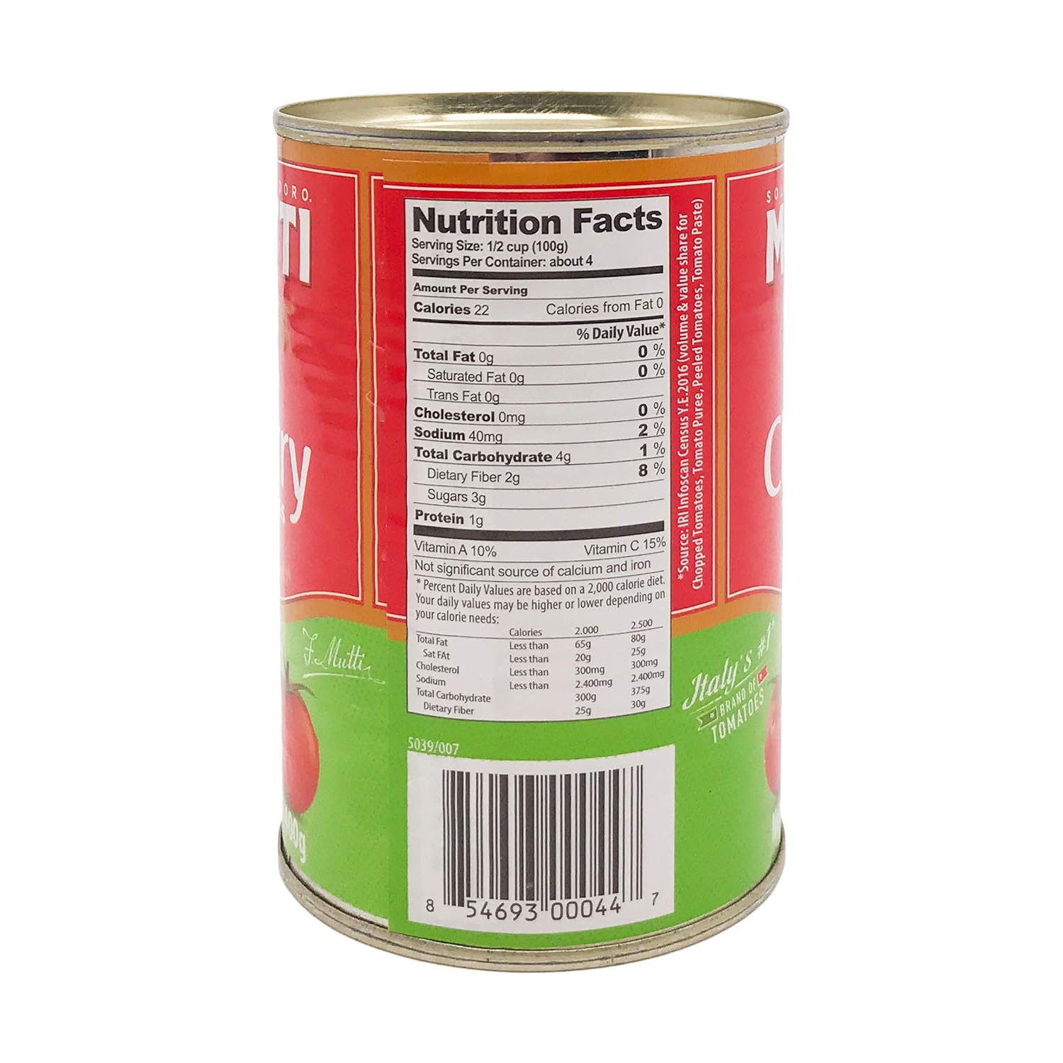 Mutti Cherry Tomatoes (Ciliegini), 14 oz. | 1 Pack | Italy’s #1 Brand of Tomatoes | Fresh Taste for Cooking | Canned Tomatoes | Vegan Friendly & Gluten Free | No Additives or Preservatives