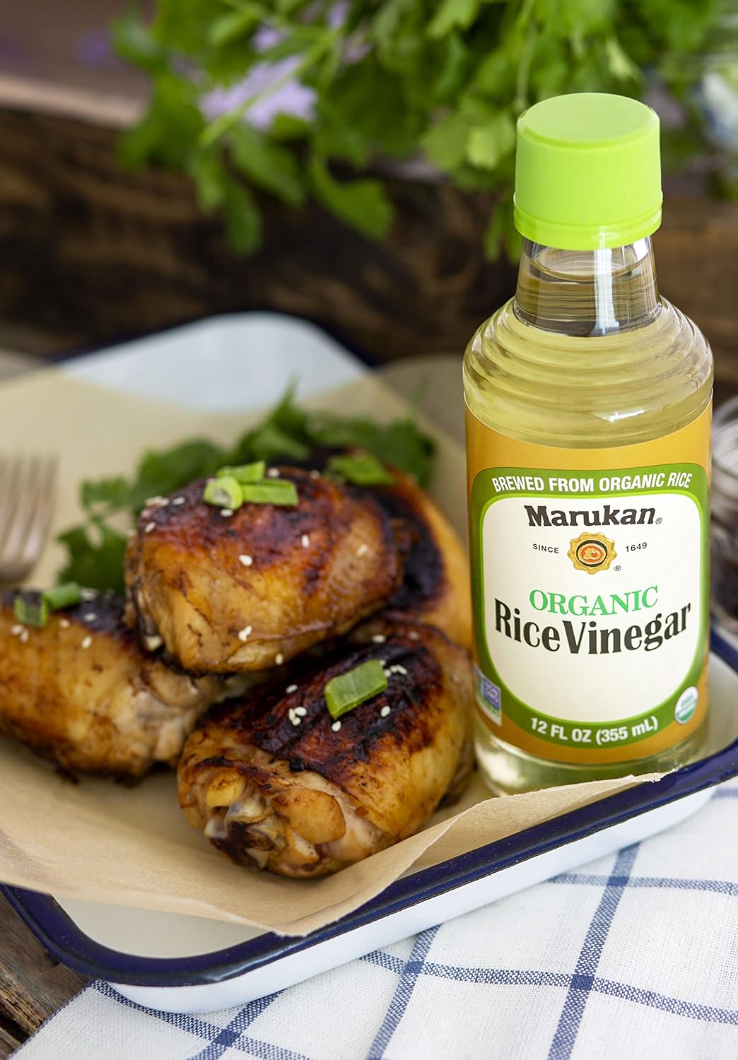 Marukan Organic Unseasoned Rice Vinegar, 1 Gallon (Pack of 1)