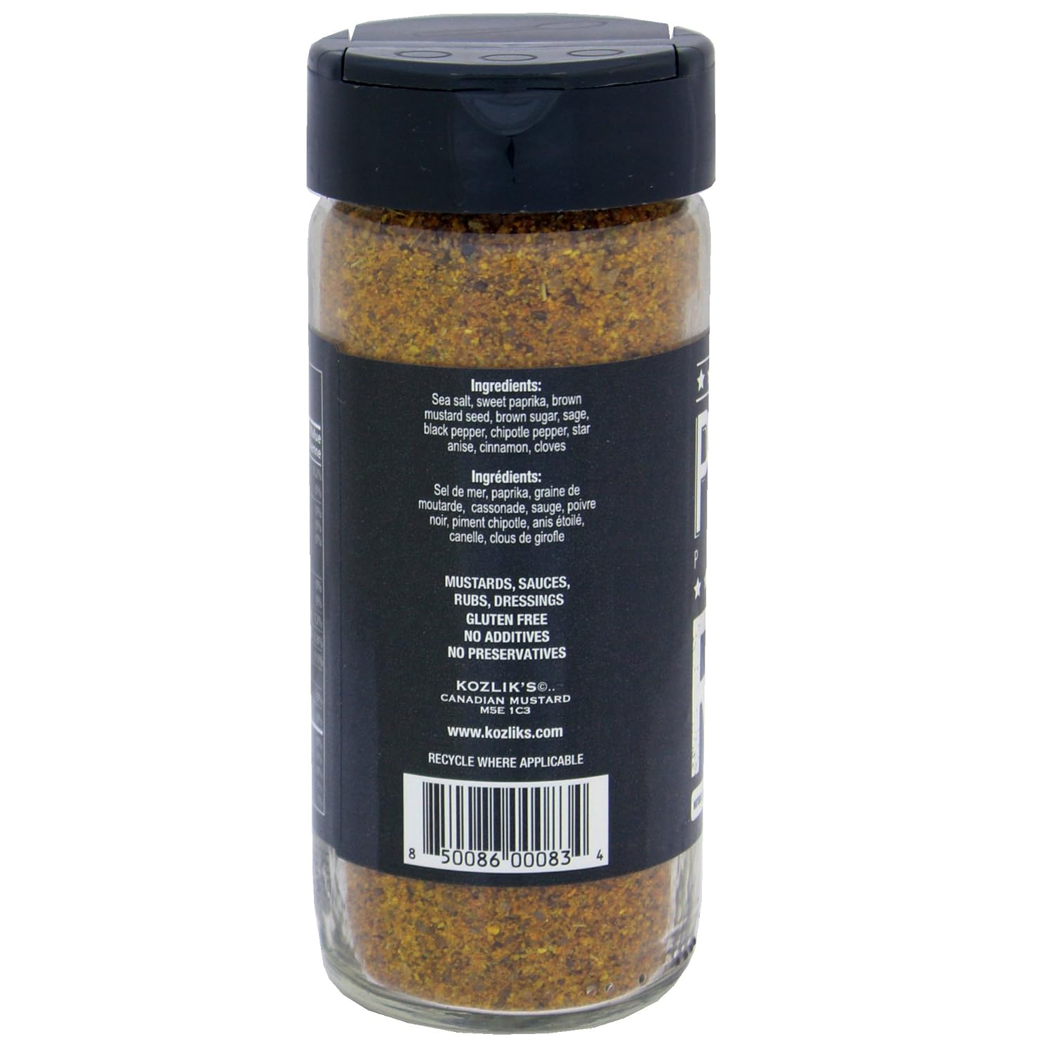 Kozlik's Pork Rub, 5.5. oz (150 gm), Pack of 1