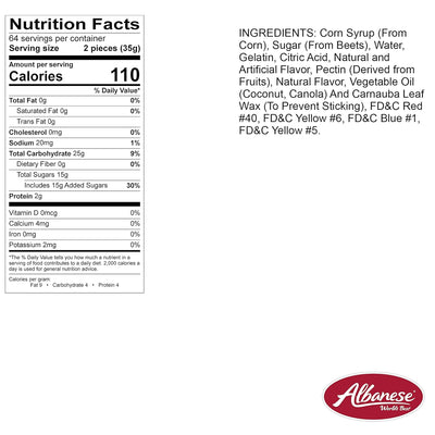 Albanese Candy, Large Gummi Butterflies, 5-pound Bag