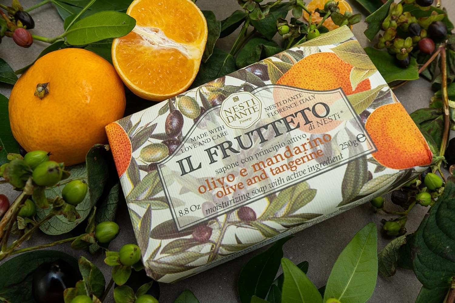 Nesti Dante Il Frutteto Moisturizing Soap - Olive & Tangerine 250g/8.8oz