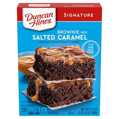 Duncan Hines Signature Salted Caramel Brownie Mix, 17.6 oz