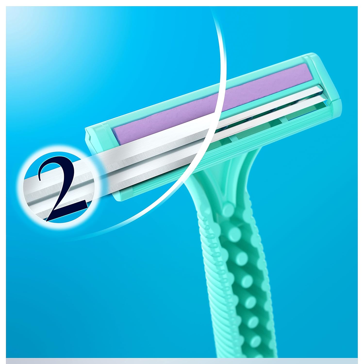 Gillette Simply Venus 2 Razor New 4 Pieces -Pack of 1